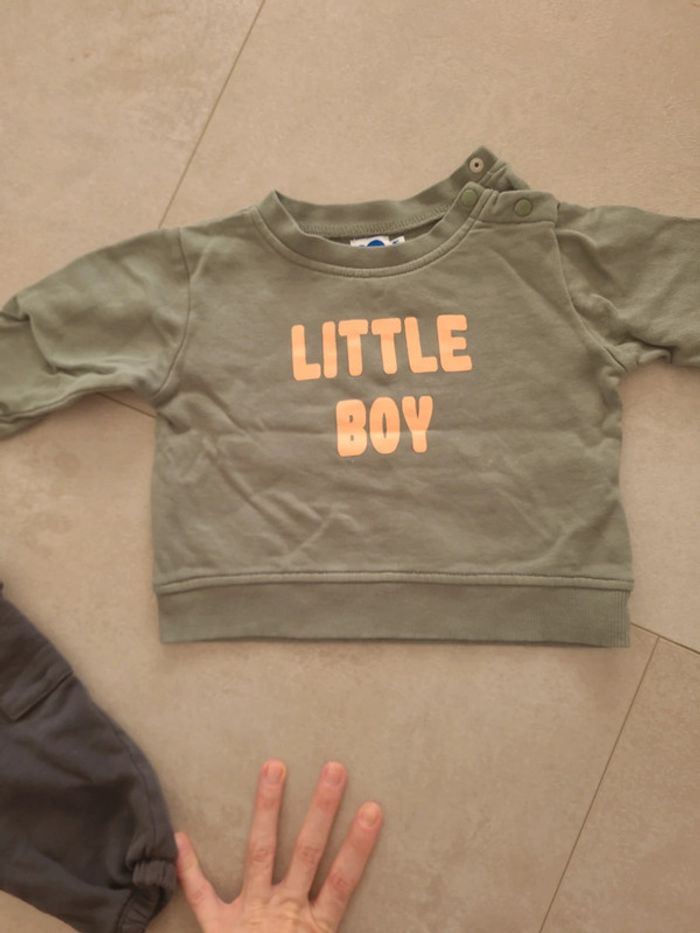 Lot vêtements ensemble cargo sweat jogging - photo numéro 3