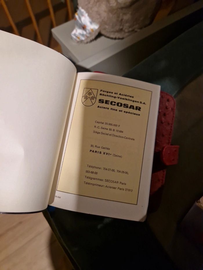 Carnet agenda vintage 1971 - photo numéro 4