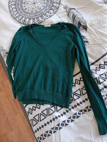 Lots 2 pulls Lot 2 pulls prêts du corps un pimkie et un camaïeu, vert et bleu,