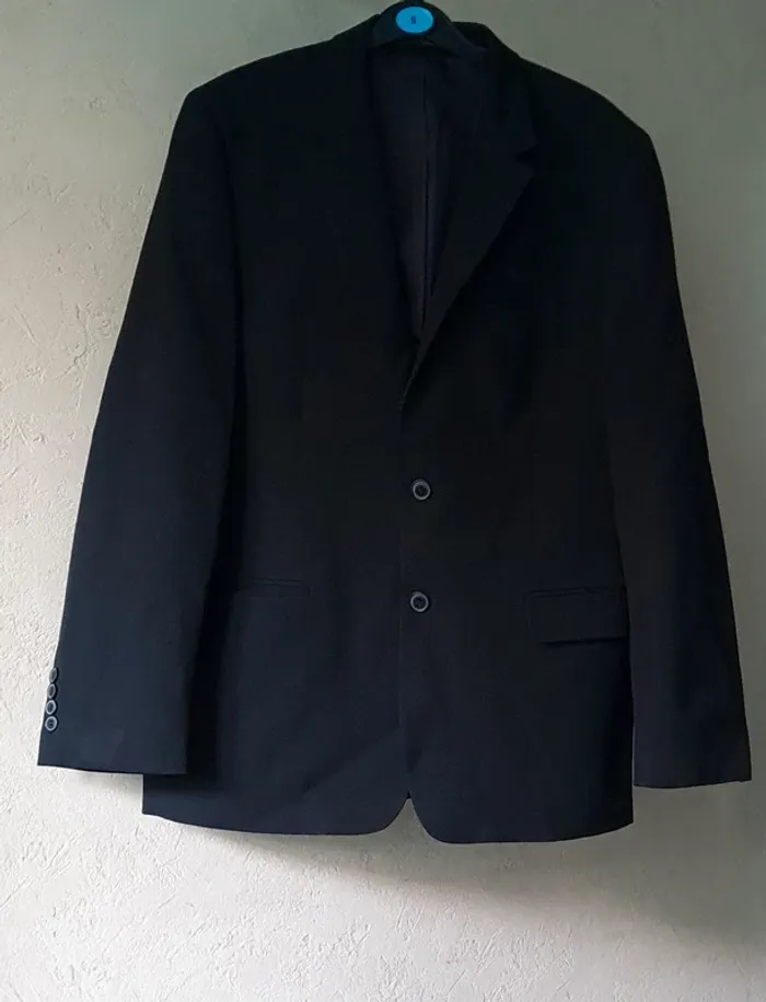 veste costume tailleur noire Canda C&A homme taille 50 - photo numéro 8