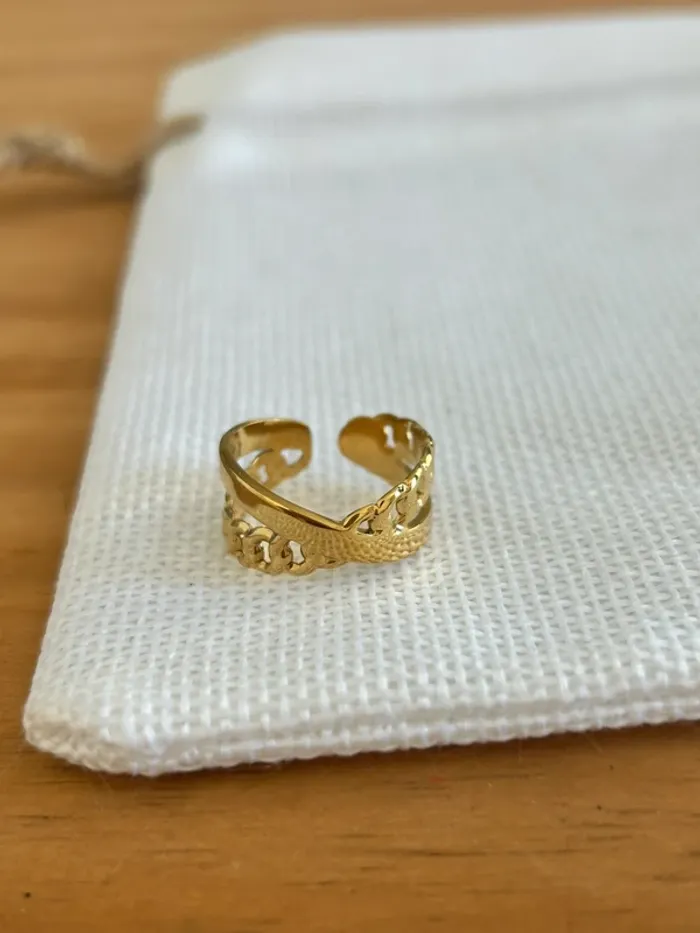 Bague dorée Louyetu - photo numéro 6