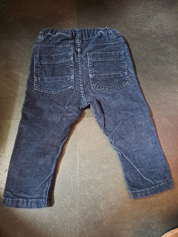 Pantalon à côtes velours baby club - photo numéro 2