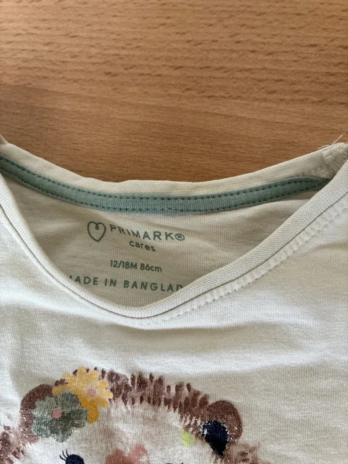 T-shirt manches longues hérisson - photo numéro 2