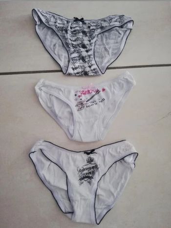 Lot de 3 culottes T4/5 ans