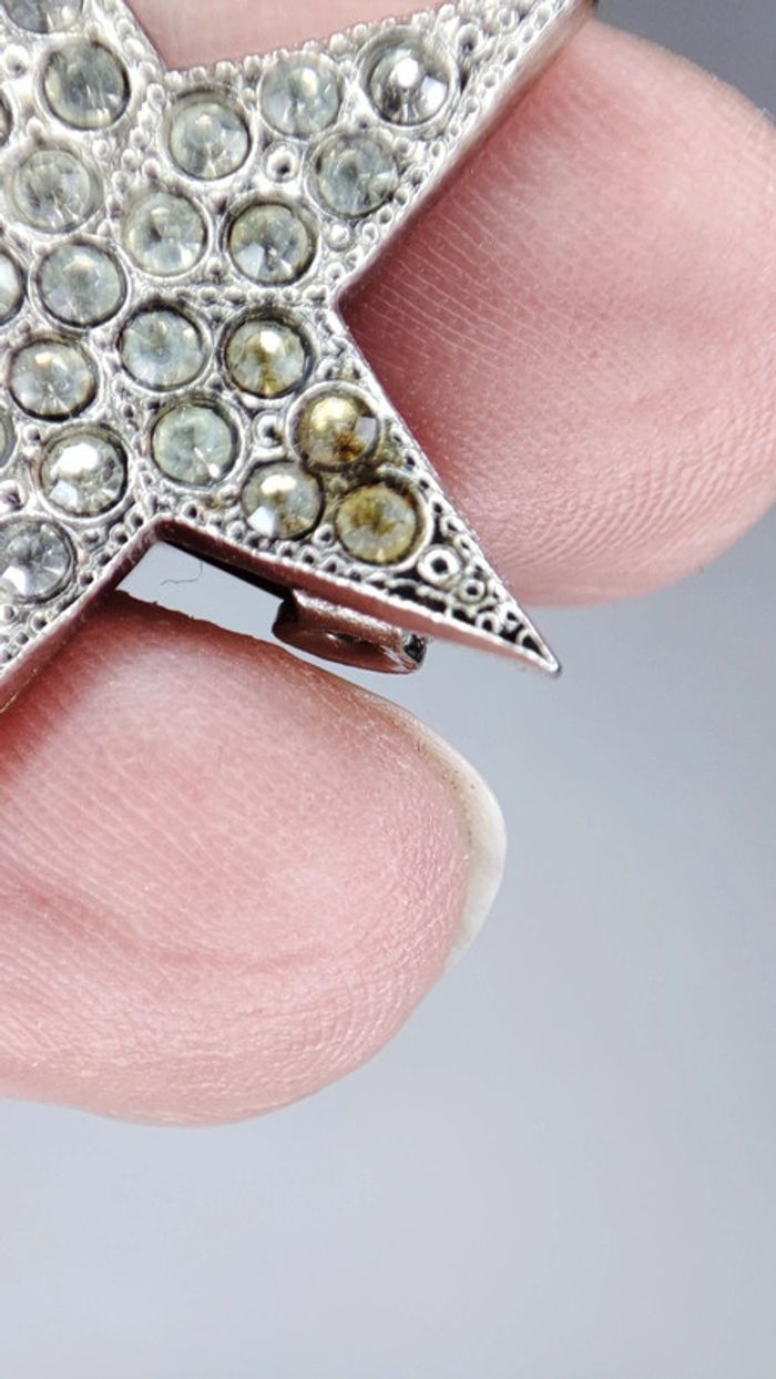 Broche étoile strass - photo numéro 4