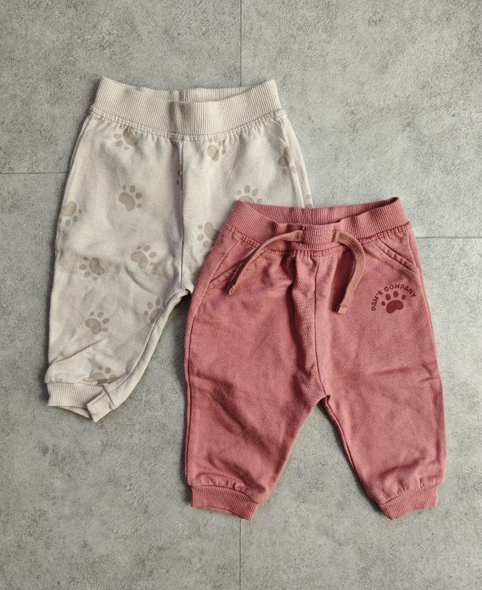 9 mois - lot de 2 joggings fille (Tex)