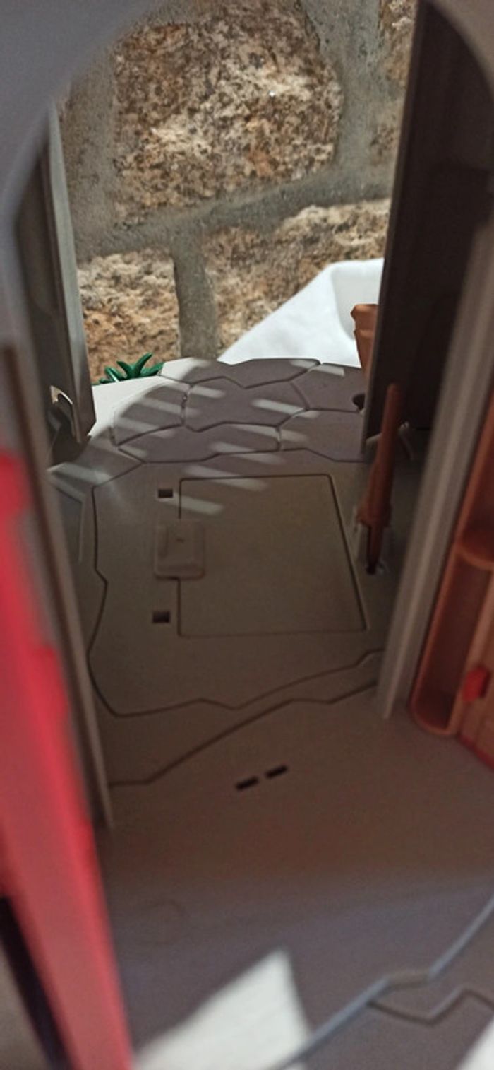 Rocher ile viking de beurk avec armes playmobil - photo numéro 7