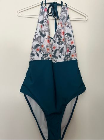 Maillot de bain bleu SHEIN 1XL – grande taille, stylé & flatteur, parfait état