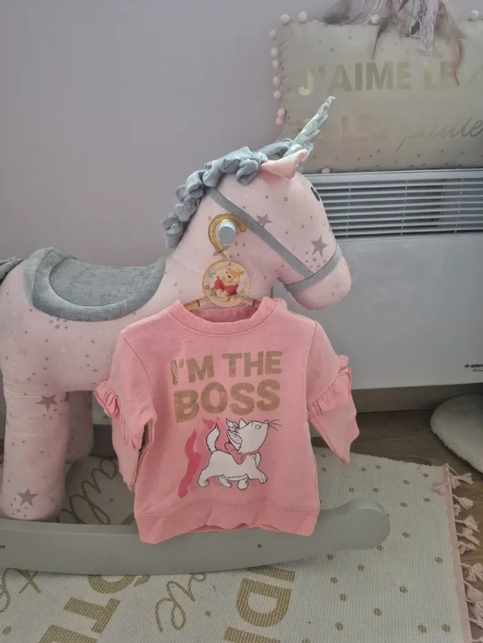 Pull disney marie 24 mois