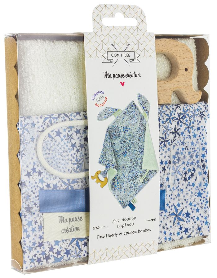 Kit couture doudou lapinou éléphant - photo numéro 4