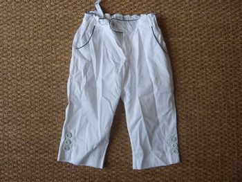 Pantacourt blanc Zara 10 / 11 ans