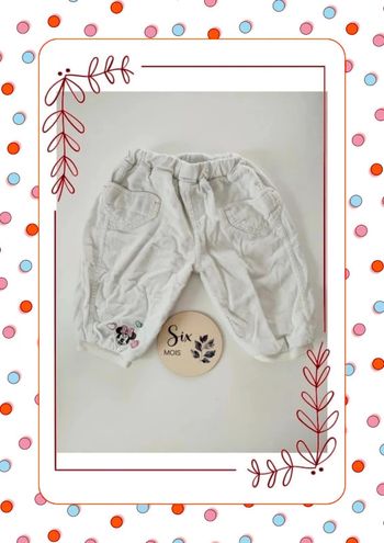 Pantalon blanc Minnie