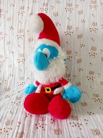 Peluche Schtroumpf Noël 