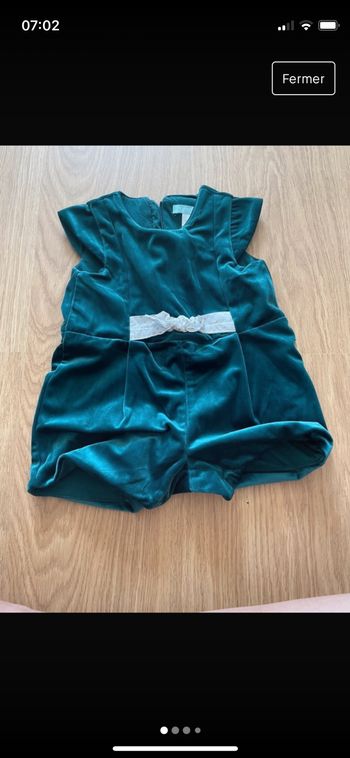 Combinaison short toucher tout doux