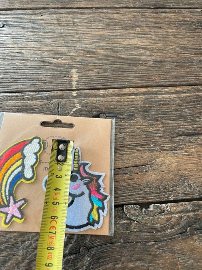 Écusson patch brodé thermocollant 2 pièces - photo numéro 3