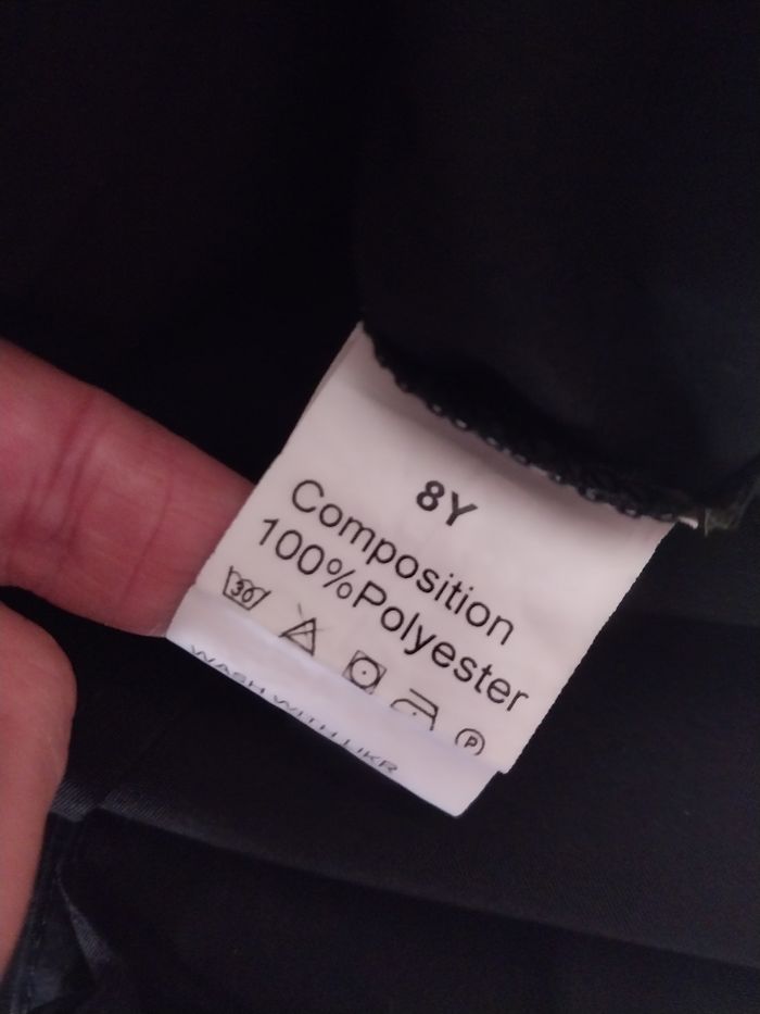 Pantalon cargo noir garçon – Taille 8 ans - photo numéro 6