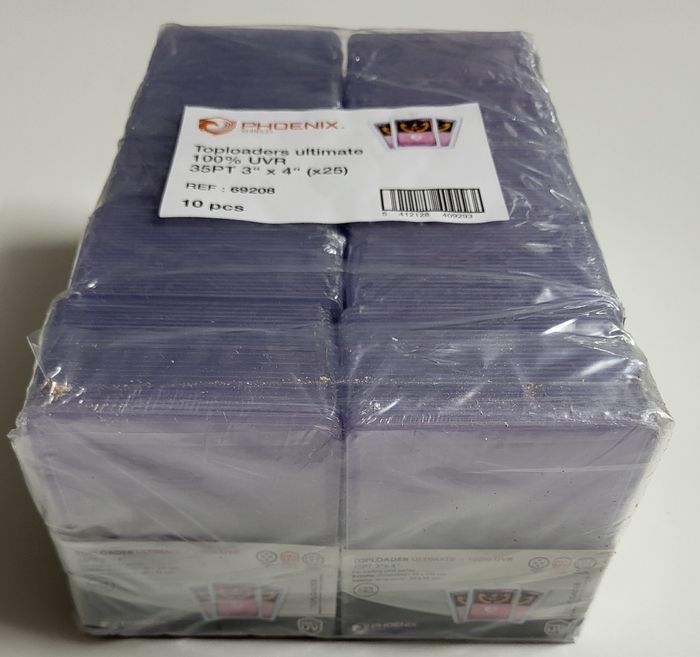 Lot de 10 paquets de 25 Toploader phoenix shield pour cartes tcg Neuf - photo numéro 2