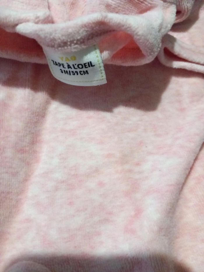 Pyjama taille 3mois 59cm tao - photo numéro 2