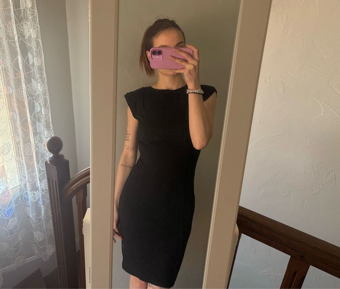 Robe noir midi