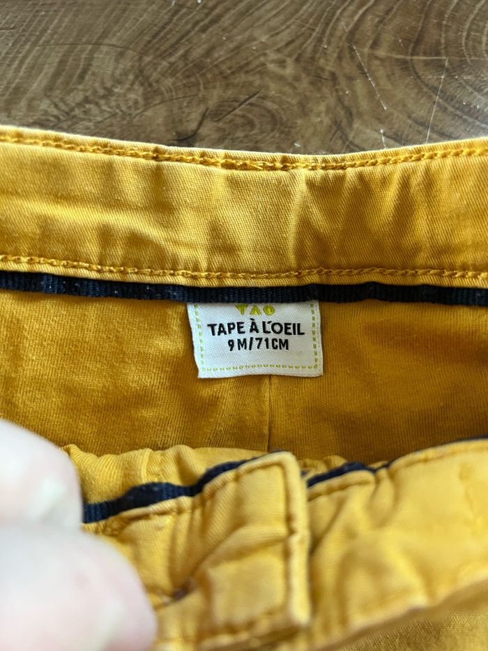 Lot 2 pantalons TAO 9 mois - photo numéro 3