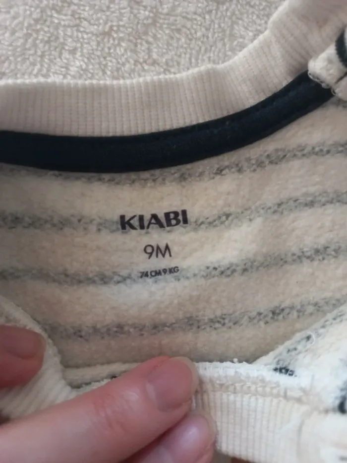 Ensemble sweat/pantalon taille 9 mois - photo numéro 2