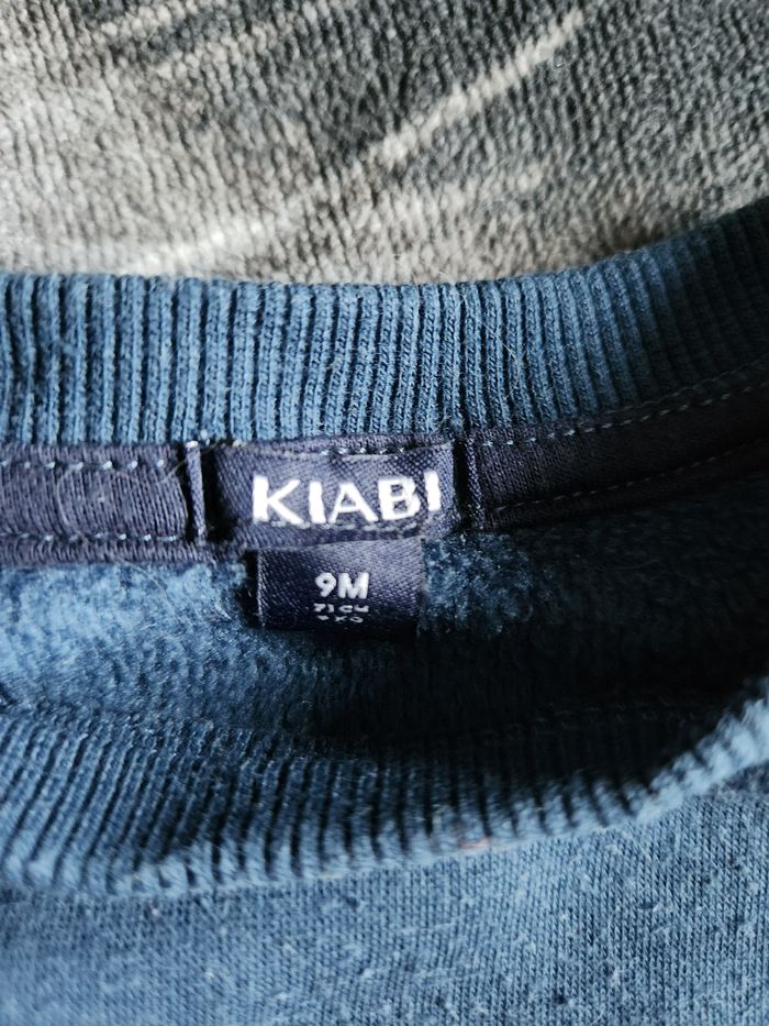 Sweat-shirt pingouin kiabi 9 mois - photo numéro 3