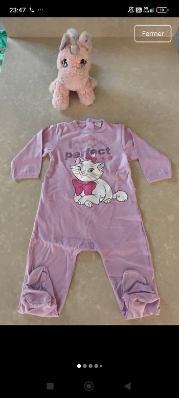 🌸pyjama été 18 mois Maris Disney