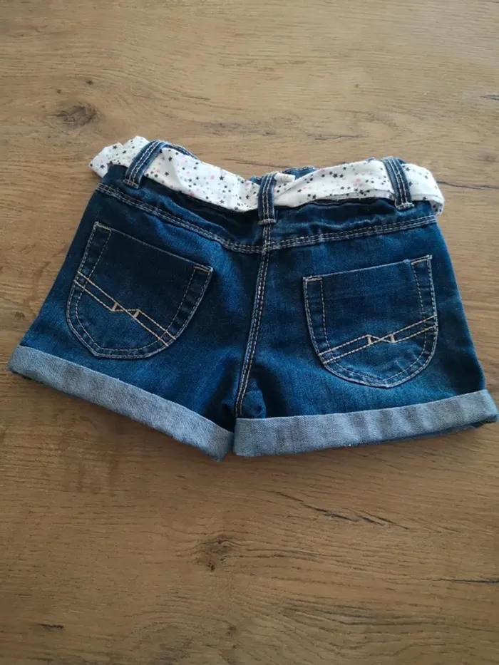 Short en jean tape à l'œil 3 ans - photo numéro 2