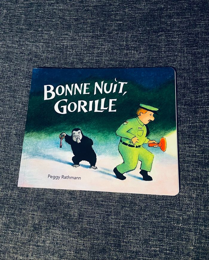 Livre bébé Bonne nuit gorille
