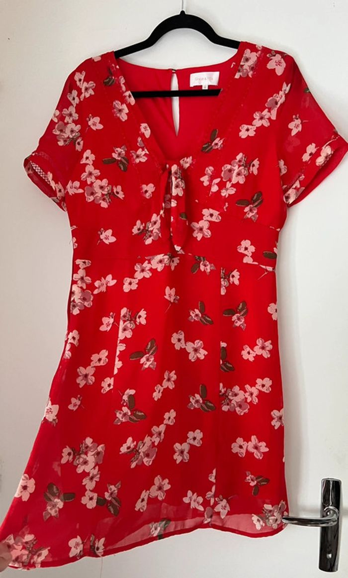 Robe à fleurs taille 38 - photo numéro 3