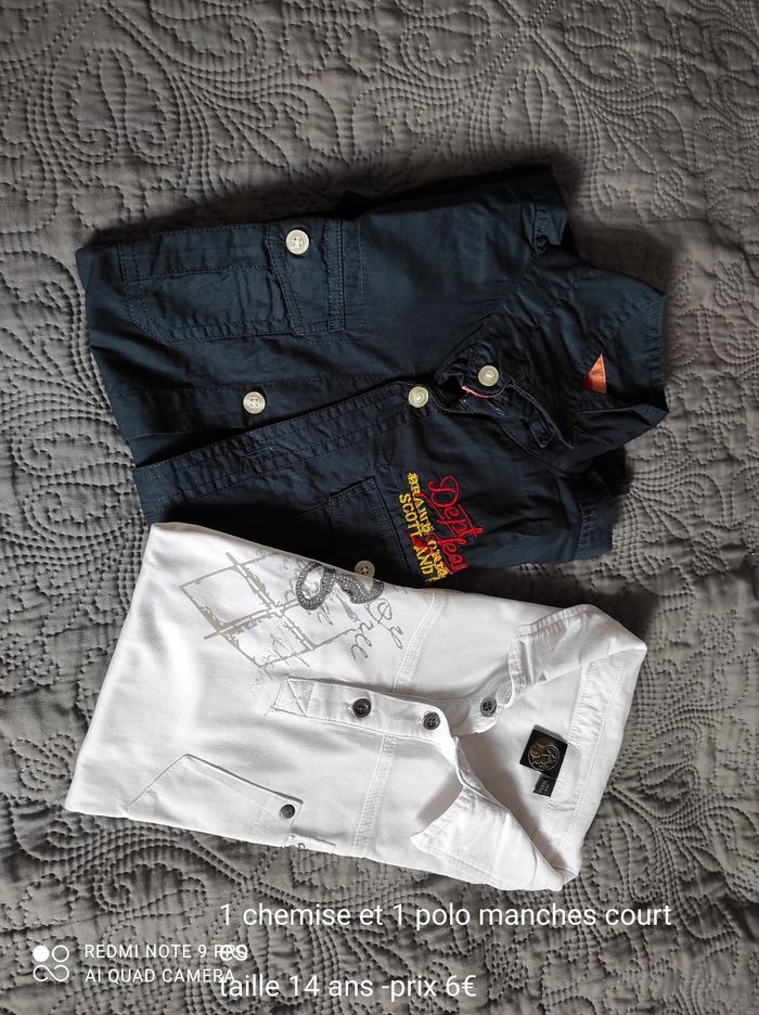 Lot 1 polo et 1 chemise