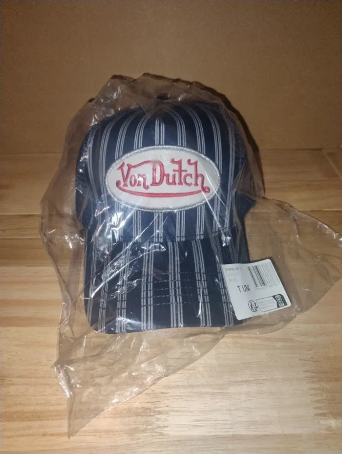Von dutch casquette taille unique bleue et grise - photo numéro 6