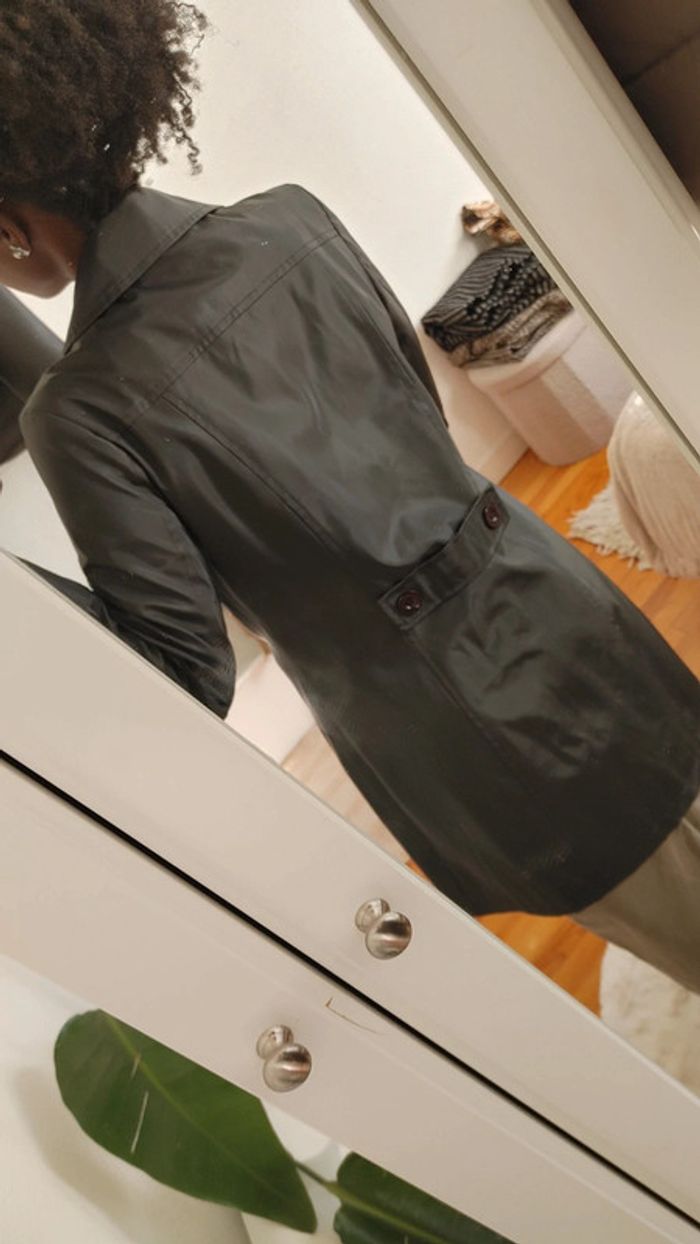 Manteau trench imperméable taille 38 40 M - photo numéro 6