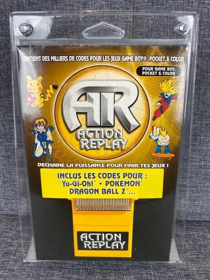 Rare AR Action Replay GameBoy Color / Advance / SP - codes triches Pokemon, DBZ .. NЕUF sous blister - photo numéro 2