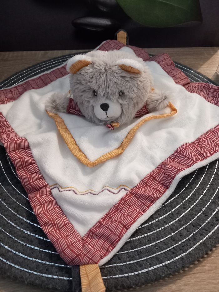 Peluche doudou ours sauthon - photo numéro 2