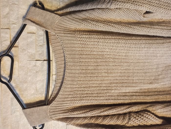 Pull Beige Femme Epaules Nues Taille M - photo numéro 2