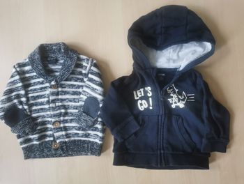 Lot veste et gilet kiabi 6 mois
