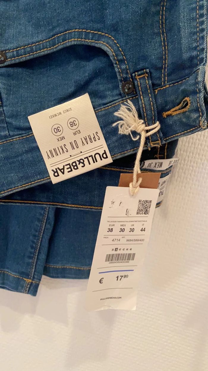 Pantalon pull&bear 38 skinny neuf - photo numéro 2