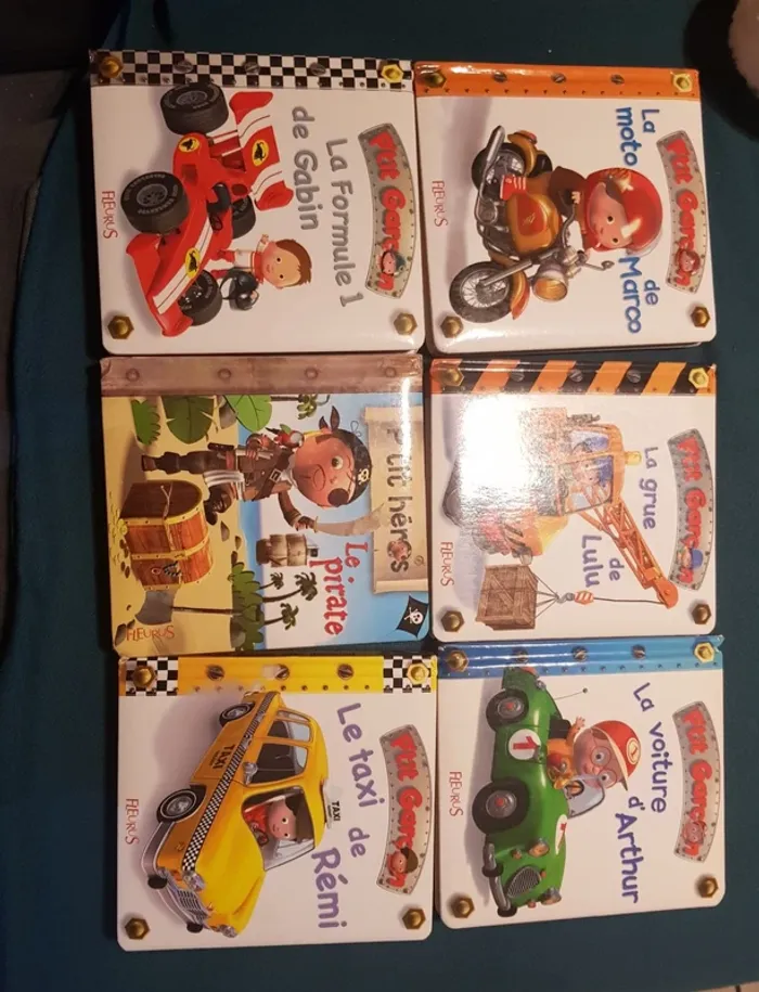Livres p'tit garçon et p'tit heros