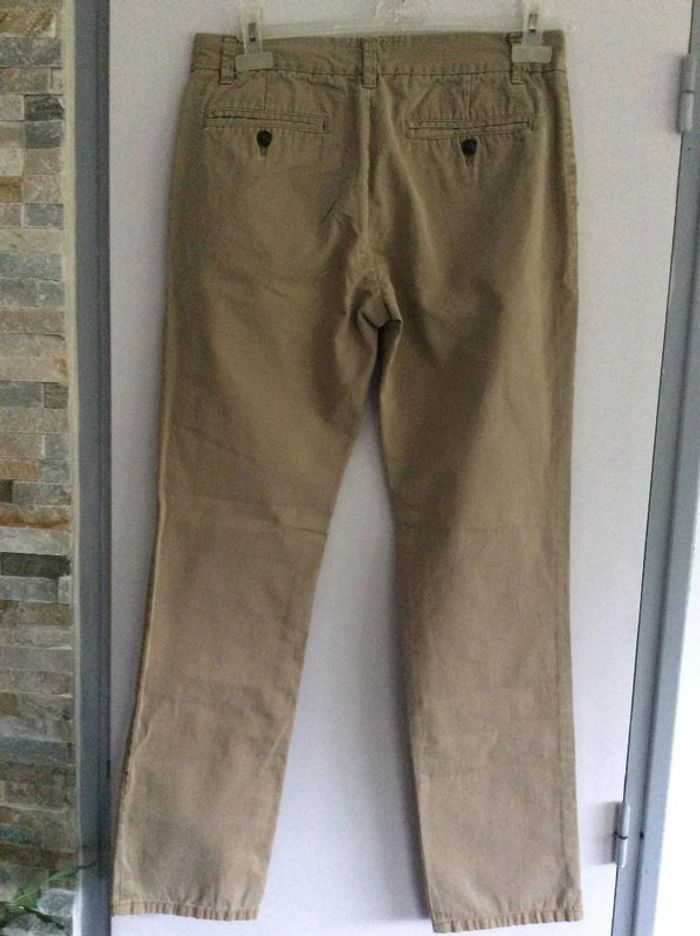 Pantalon beige regular T.L - photo numéro 2