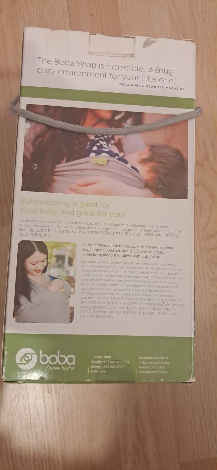 Echarpe de portage boba - photo numéro 2