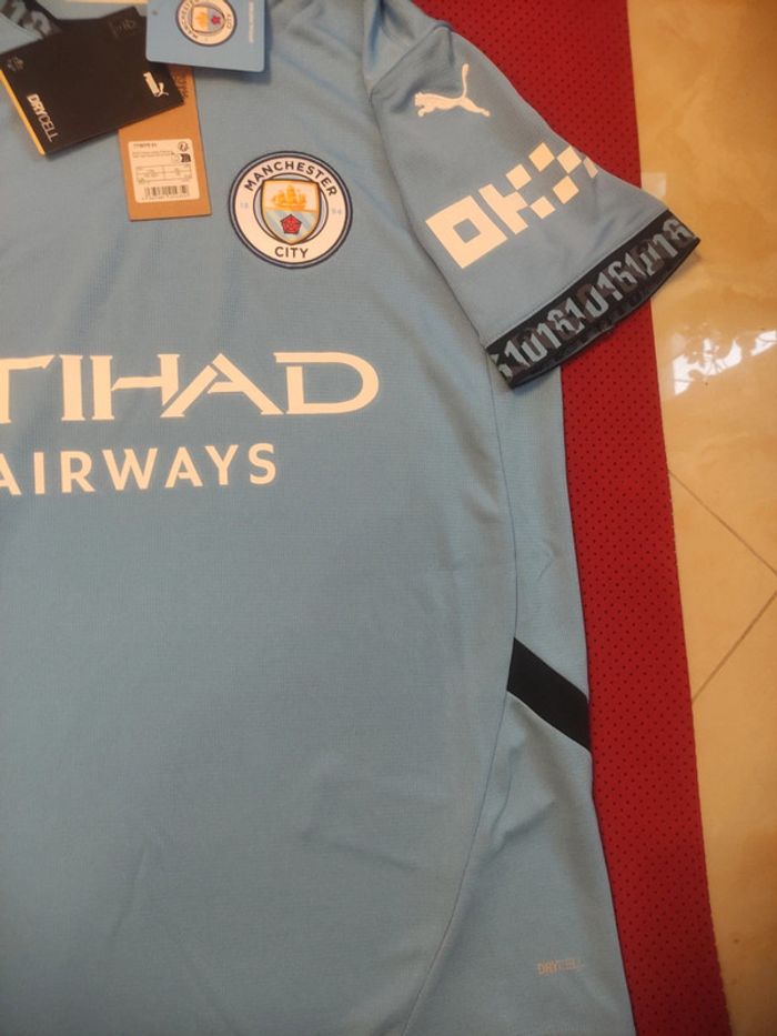 Maillot de foot Manchester City, Puma Authentique Officiel taille enfant 14/16 ans, Neuf - photo numéro 2