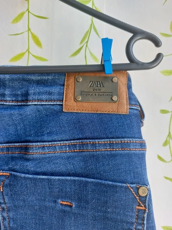 Jeans droit Zara – Taille 36 – Bleu – État : Excellent - photo numéro 4