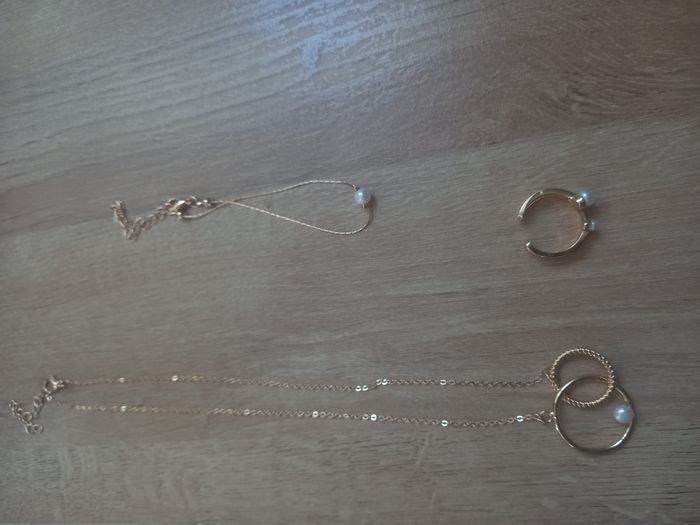 Parrure de bijoux complètes, collier, bracelet, bague - francoise saget - photo numéro 9