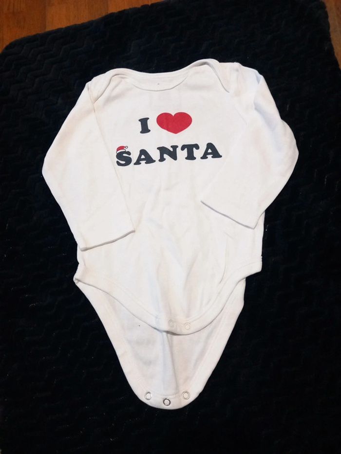 Body taille 74cm 9mois c&a noel