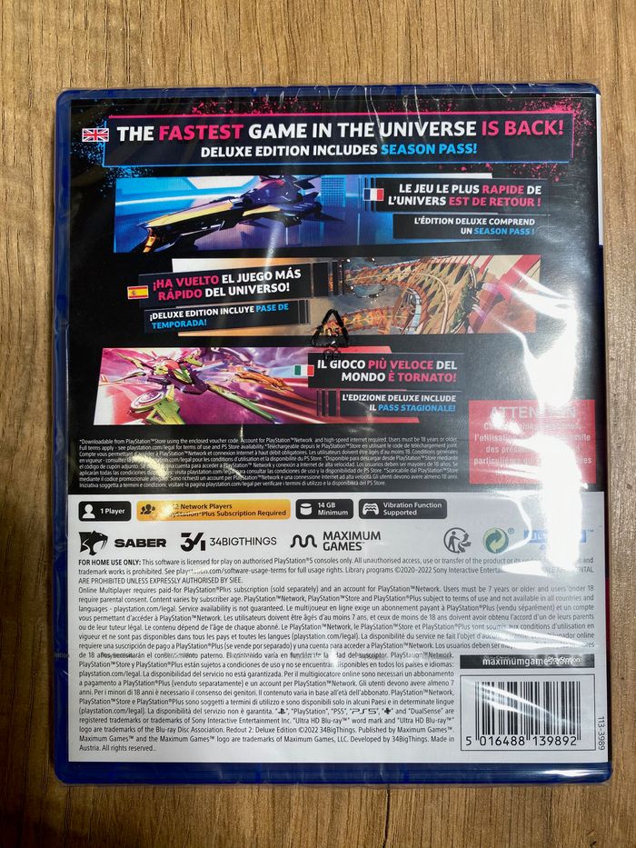 Redout 2 deluxe edition - PS5 - jeu neuf - photo numéro 5