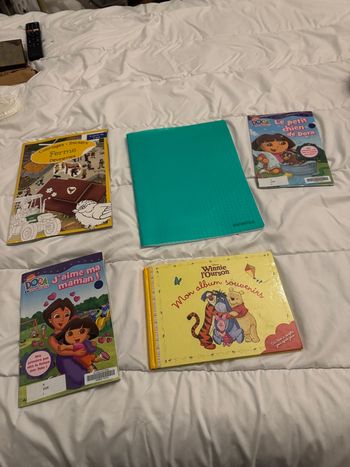Livres dora et album naissance 