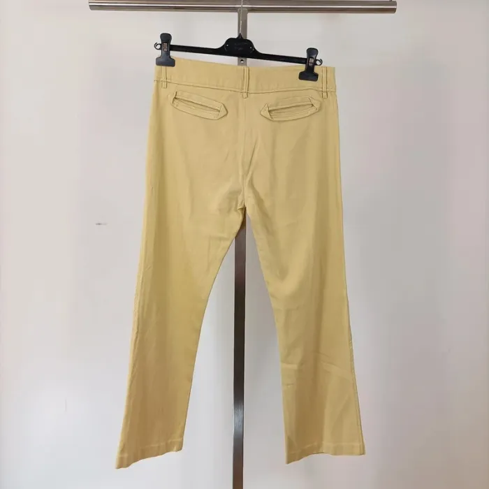 Pantalon jaune/beige cacharel - Élégant et sobre - Taille 38 estimée longueur 90cm x 40cm A598 - photo numéro 4