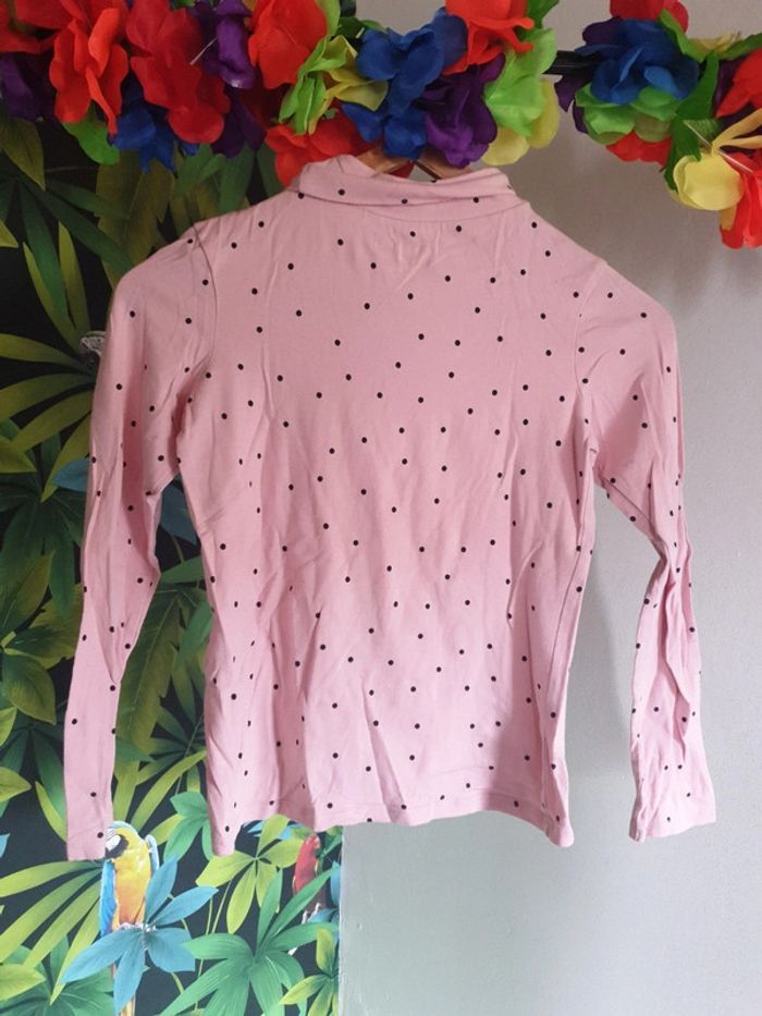 Sous pull léger mi saison à pois - photo numéro 3