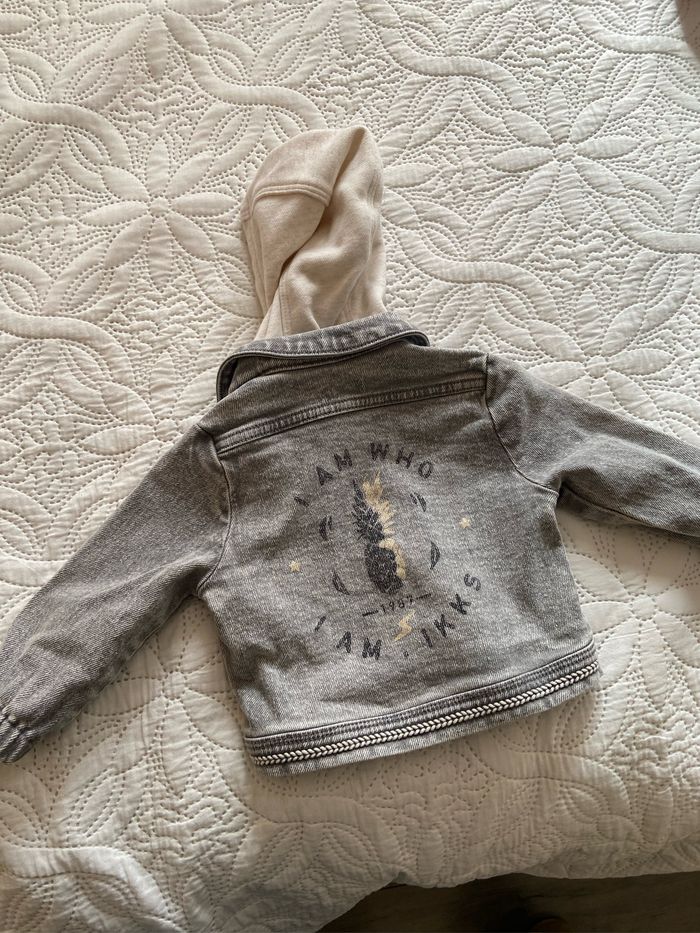 Blouson en jean à capuche